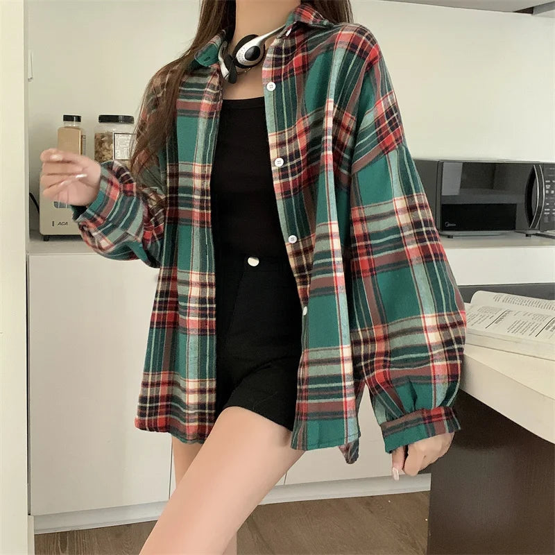 Plaid Long Sleeve Shirt