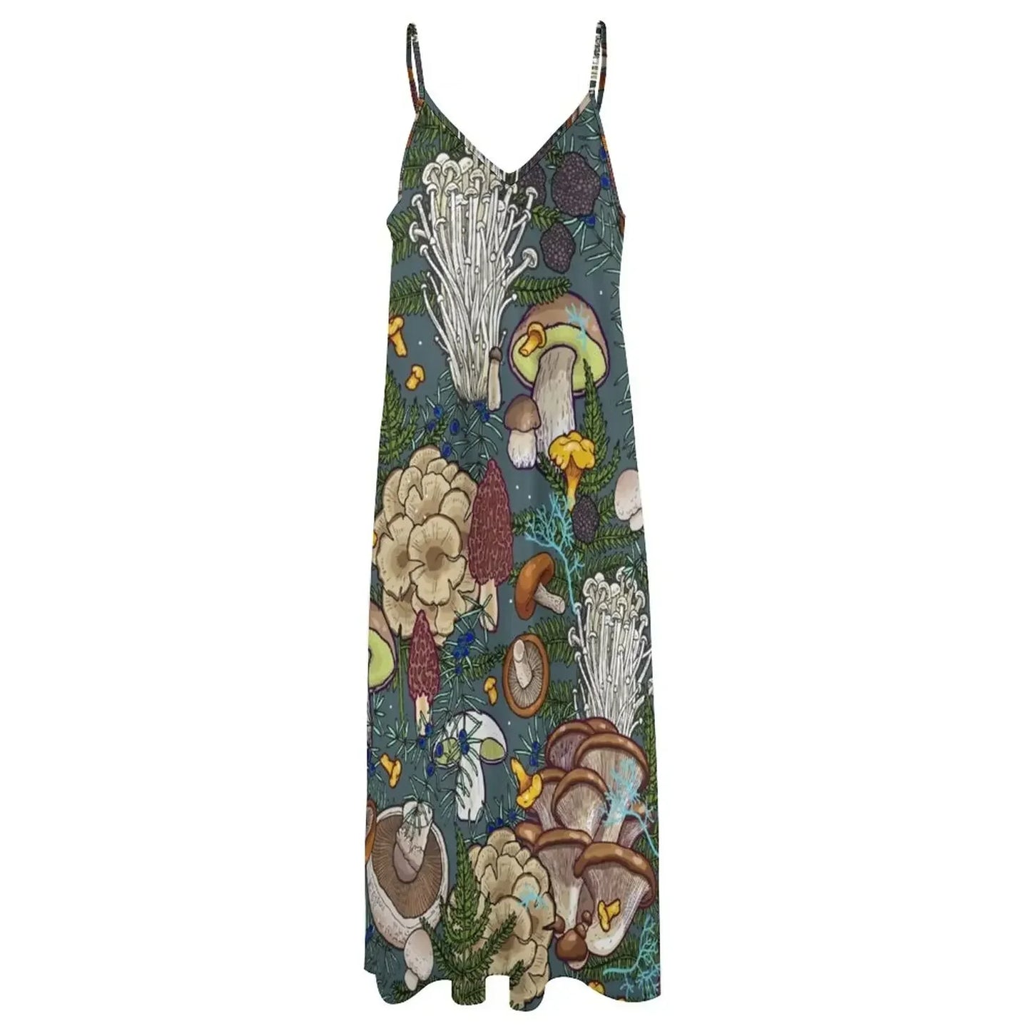 mushroom forest Sleeveless Dress dress