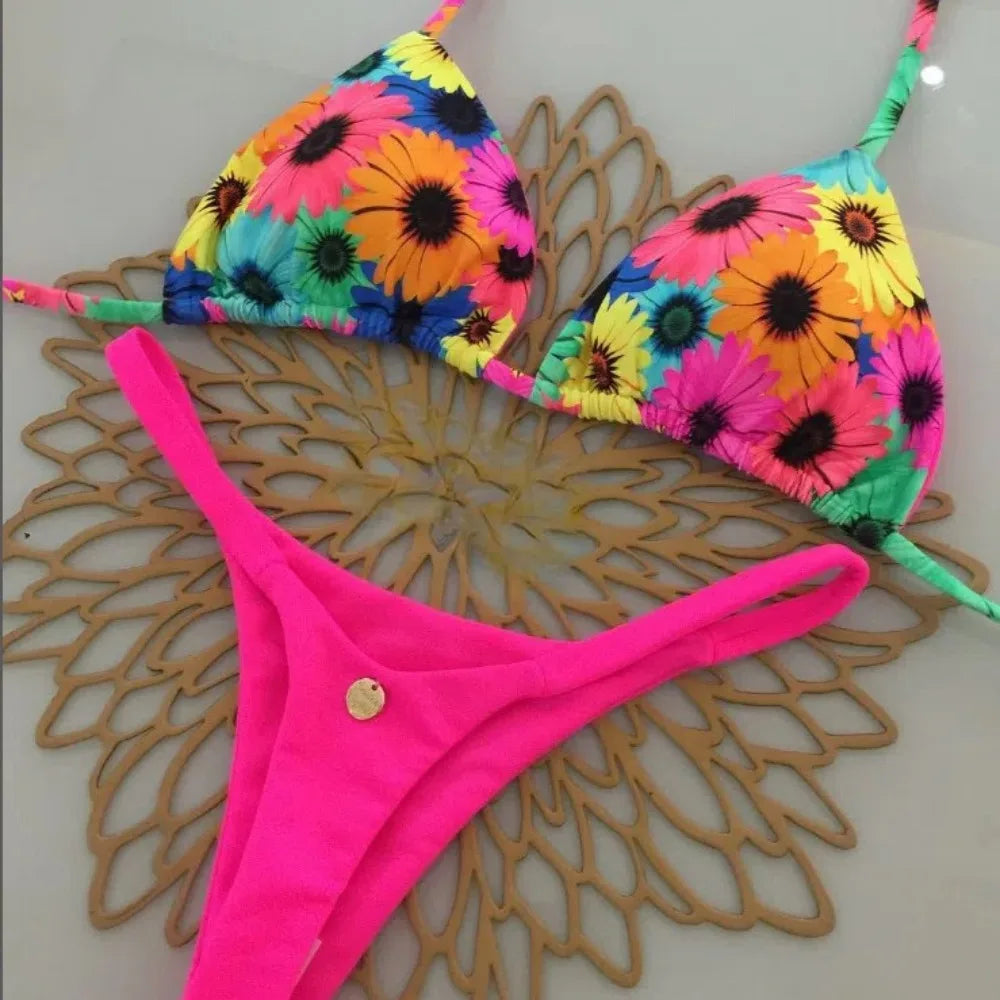 New Bikini Women Sexy Brazil Swimsuit Beach Vacation Swimwear