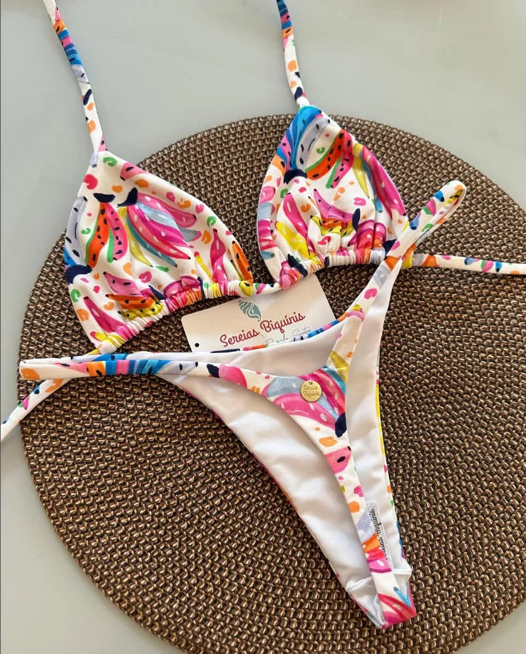 New Bikini Women Sexy Brazil Swimsuit Beach Vacation Swimwear